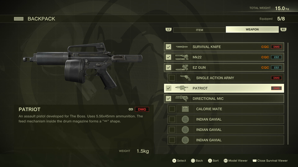 METAL GEAR SOLID Δ: SNAKE EATER "NG+ FULL UNLOCK" STARTER PACK (PS5)