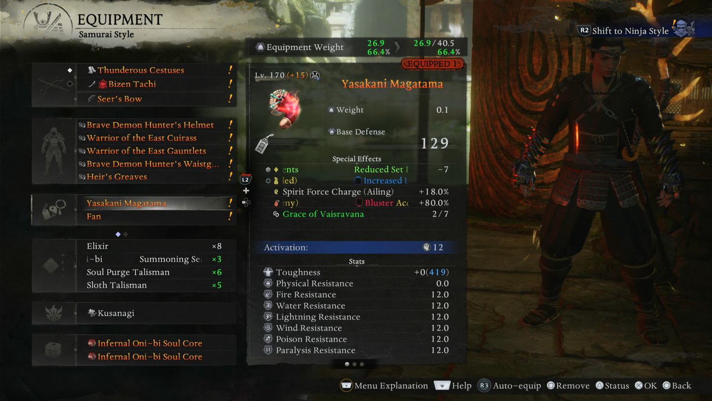 NIOH 3 'GOD MODE/1-SHOT' STARTER + END GAME BONUS SAVE (PS5) MULTI