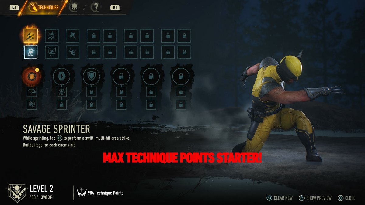 WOLVERINE: "NEW GAME BESERKER" STARTER PACK (PS5)