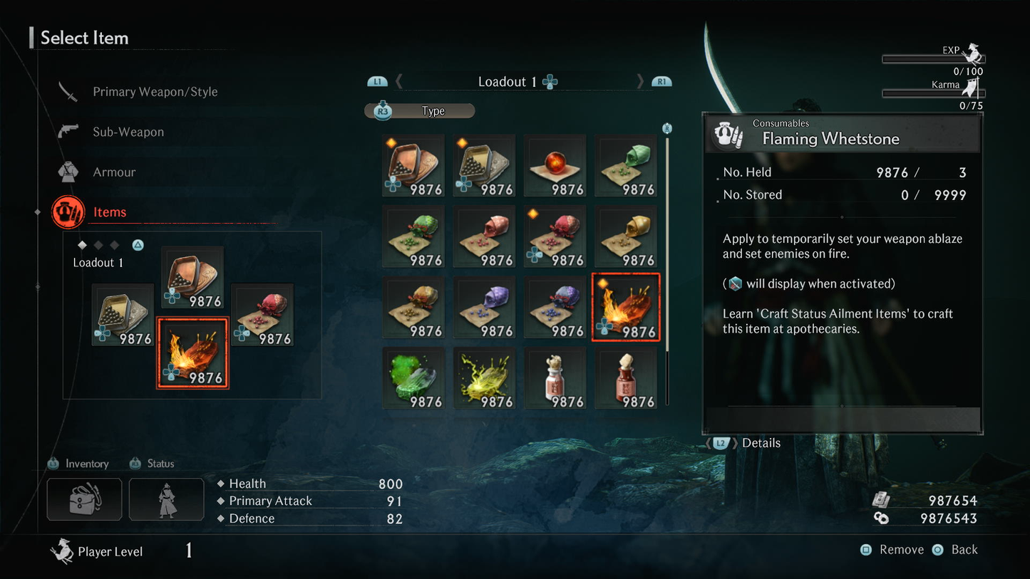 RISE OF THE RONIN 'MEGA UNLOCK' STARTER SAVE (PS5) MULTI