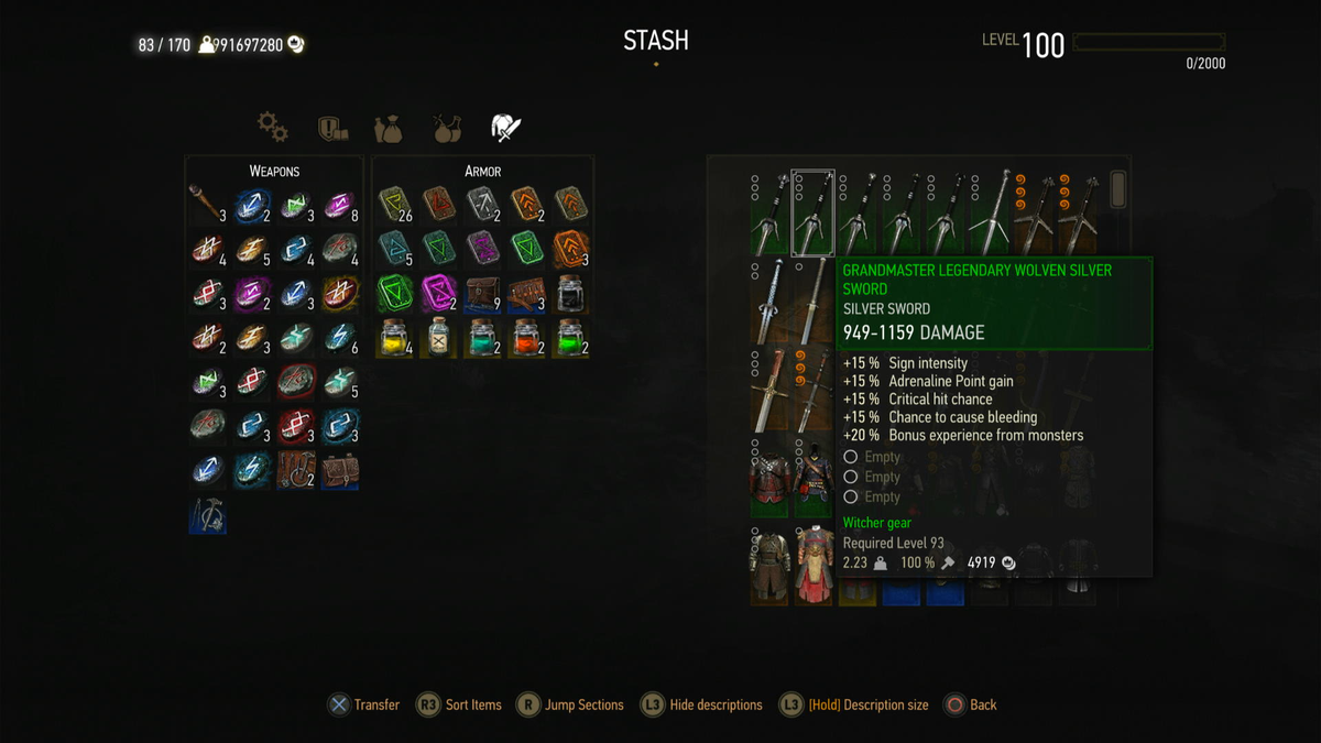 WITCHER 3 "REMASTER READY" SAVE PACK (PS5) MULTI