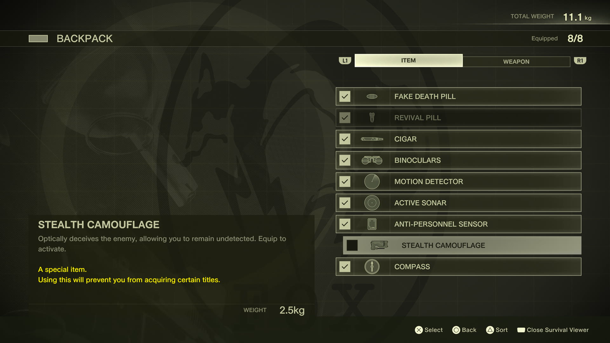 METAL GEAR SOLID Δ: SNAKE EATER "NG+ FULL UNLOCK" STARTER PACK (PS5)
