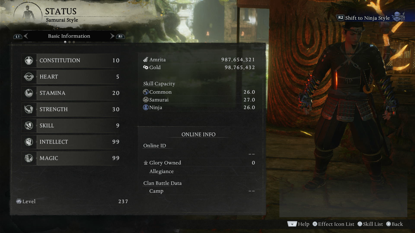 NIOH 3 'GOD MODE/1-SHOT' STARTER + END GAME BONUS SAVE (PS5) MULTI