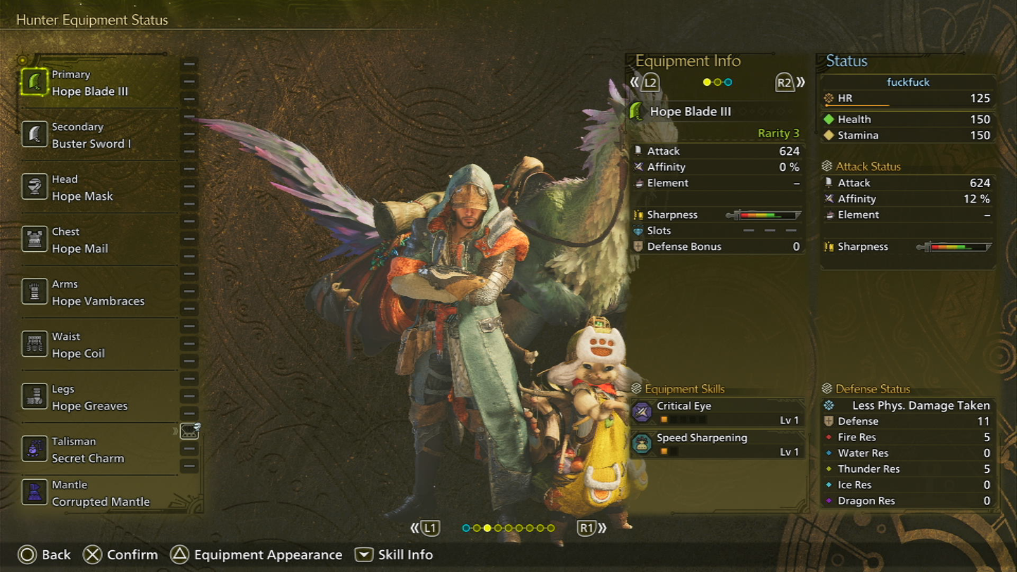 Monster Hunter Wilds "ALL Item MAX" Starter Saves [HR1-HR999] (PS5) MULTI