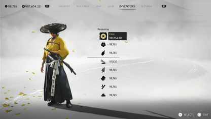 GHOST of Yotei 'MAX INVENTORY' NG Starter Save (PS5) MULTI