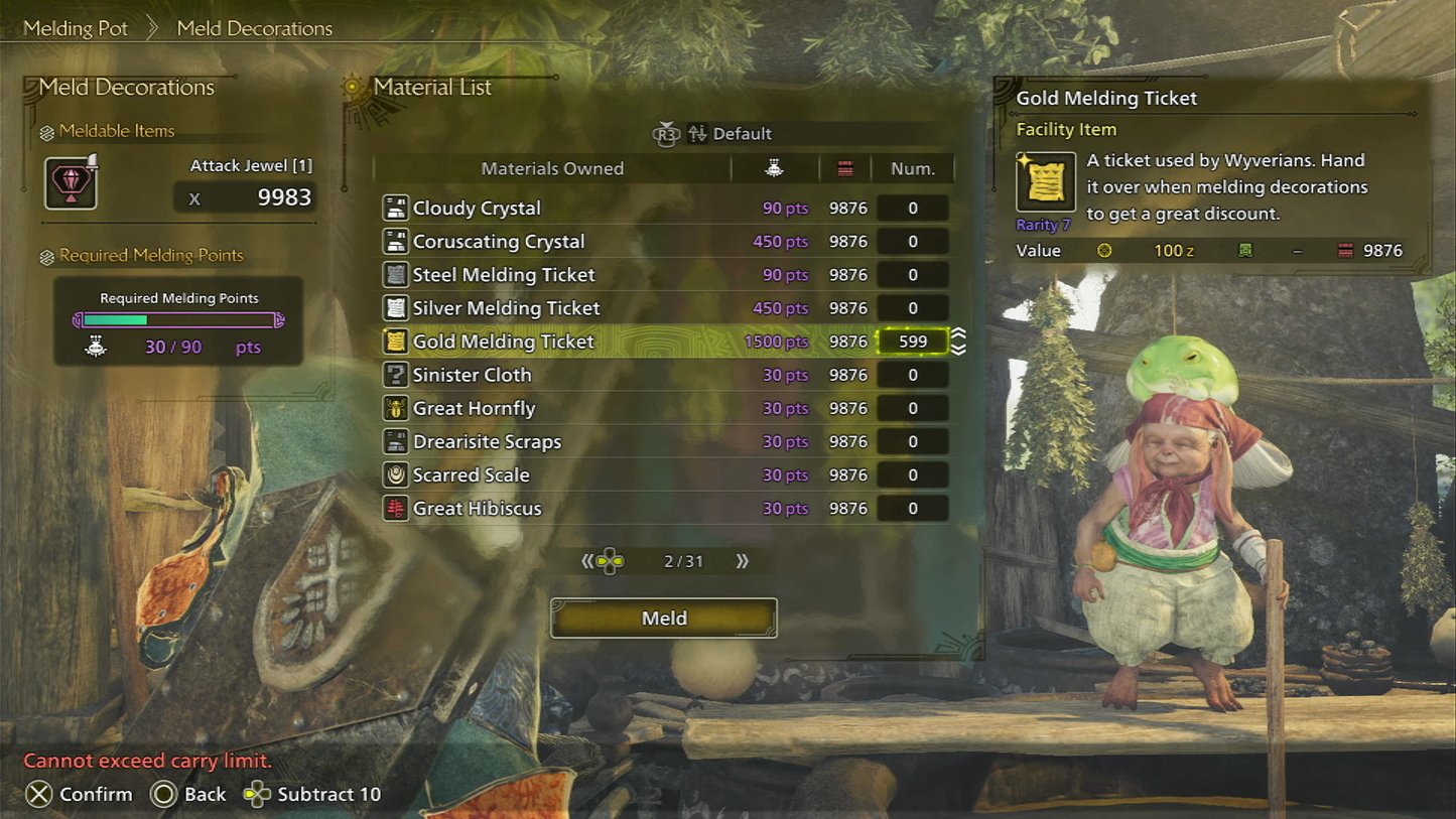 Monster Hunter Wilds "MAX ITEM" END Game Save [HR101] (PS5) MULTI