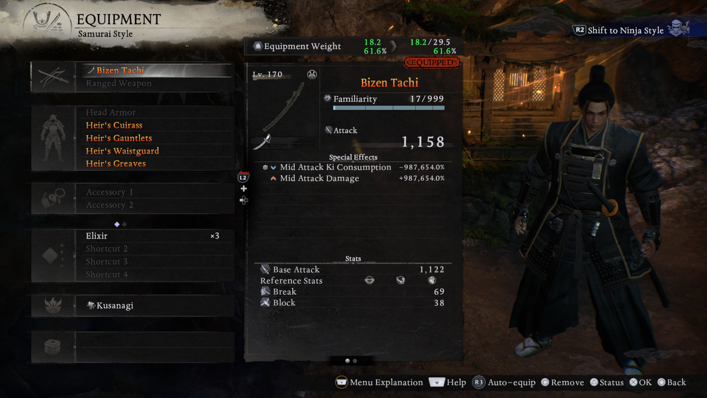 NIOH 3 'GOD MODE/1-SHOT' STARTER + END GAME BONUS SAVE (PS5) MULTI