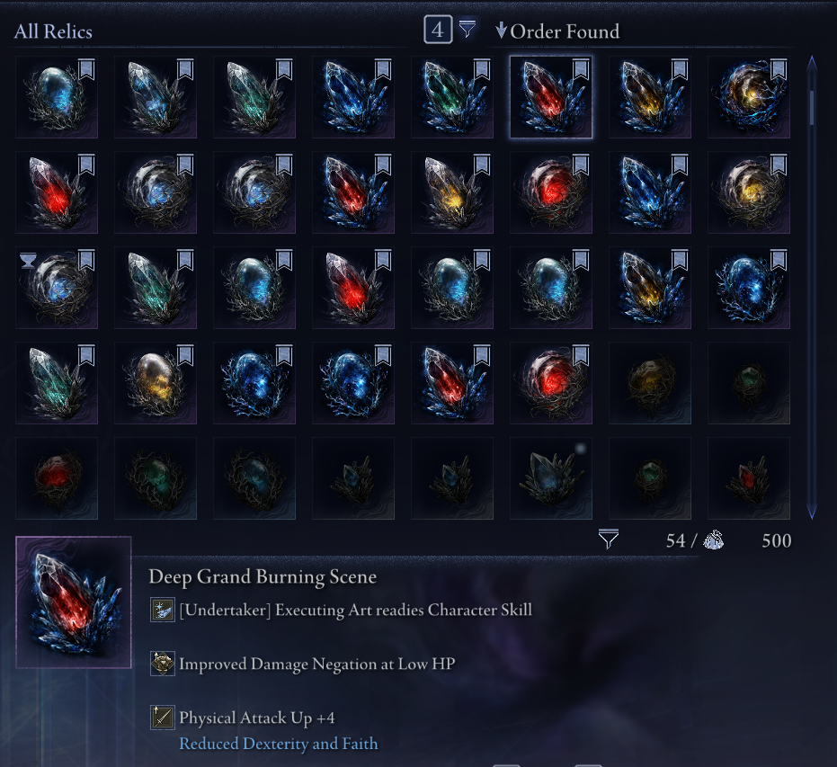 ELDEN RING: NIGHTREIGN "MAX RELIC STACK" 500+ RELICS PS5 (MULTI)