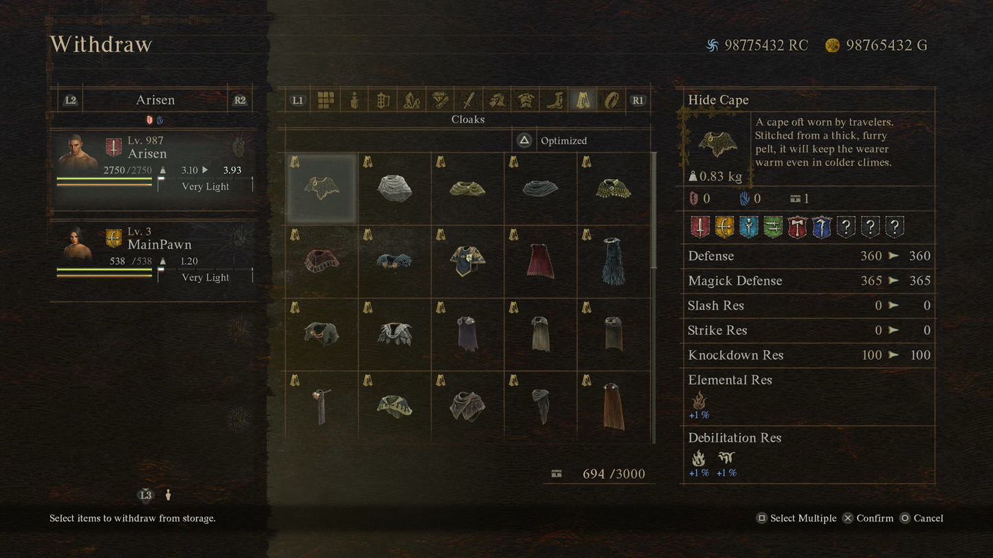 DRAGON'S DOGMA 2 "ULTIMATE MEGA MULE" STARTER SAVE (PS5) MULTI
