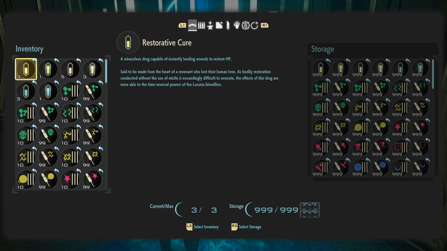 CODE VEIN 2 "SUPER-STACKED" NG+ STARTER SAVE (PS5) MULTI